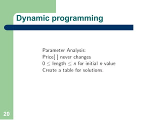 Dynamic Programming and Time Complexity Analysis | PPT