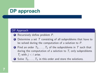 Dynamic Programming and Time Complexity Analysis | PPT