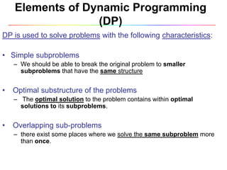Dynamic programming class 16 | PPTX