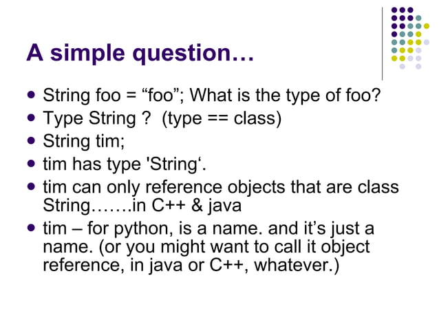 Dynamic Python | PPT