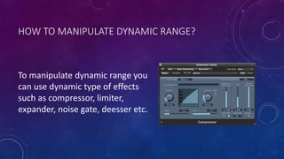 Dynamic range | PPTX