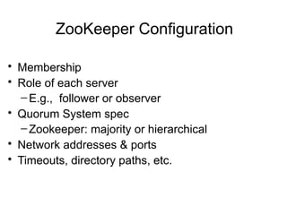 Dynamic Reconfiguration of Apache ZooKeeper | PDF