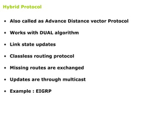 Dynamic routing | ODP