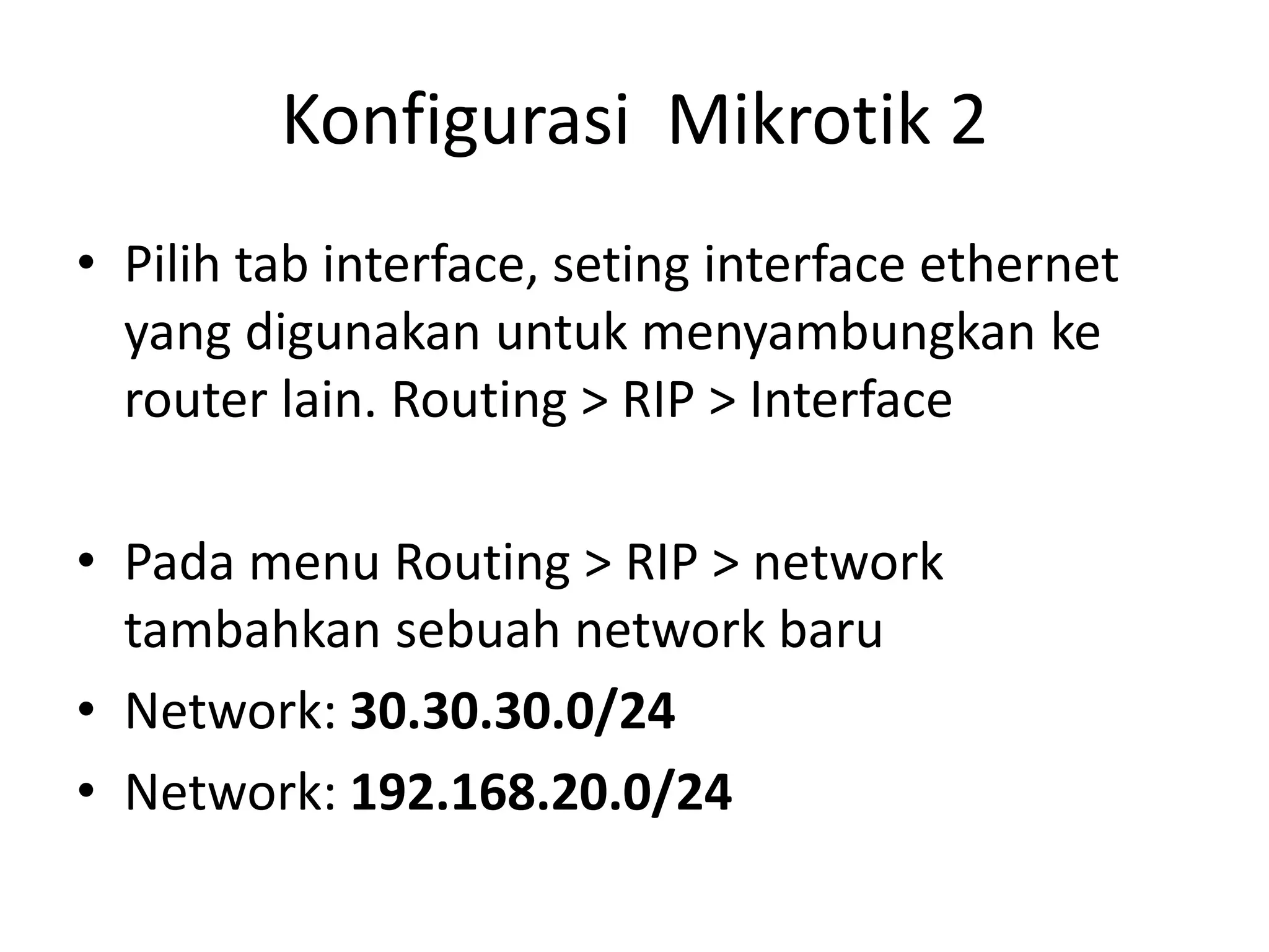 Dynamic routing RIP | PDF