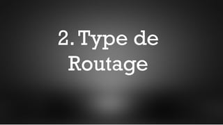 2.Type de
Routage
 