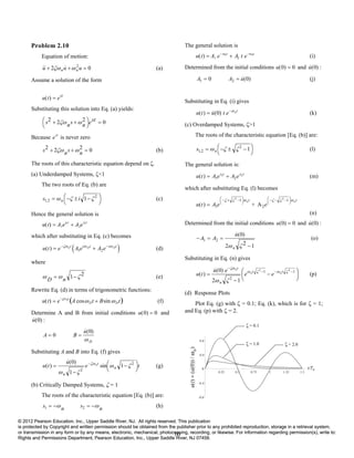 Dynamics of Structures 4th Edition Chopra Solutions Manual | PDF