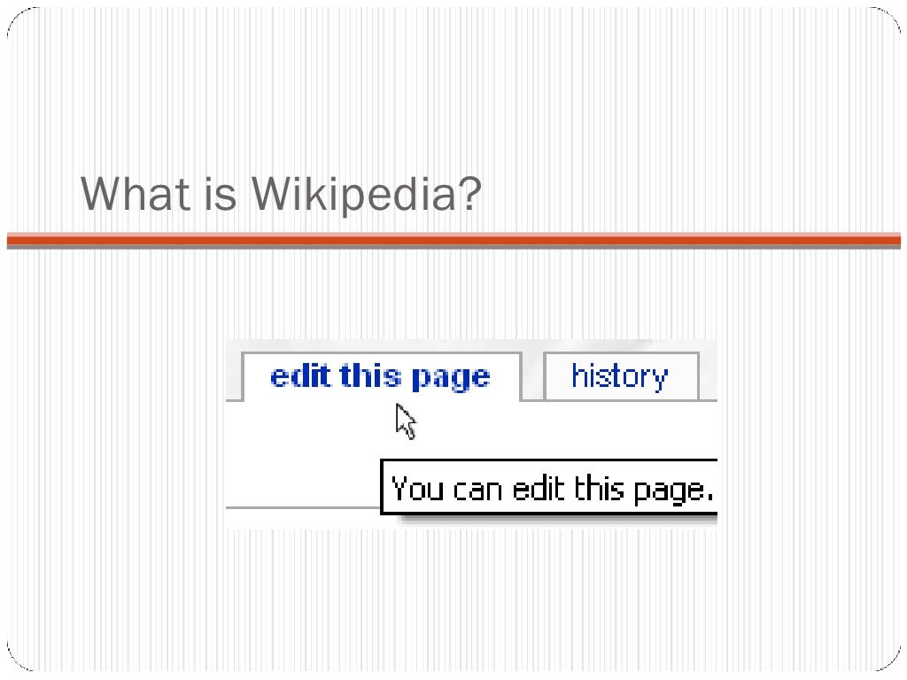 What is Wikipedia?
