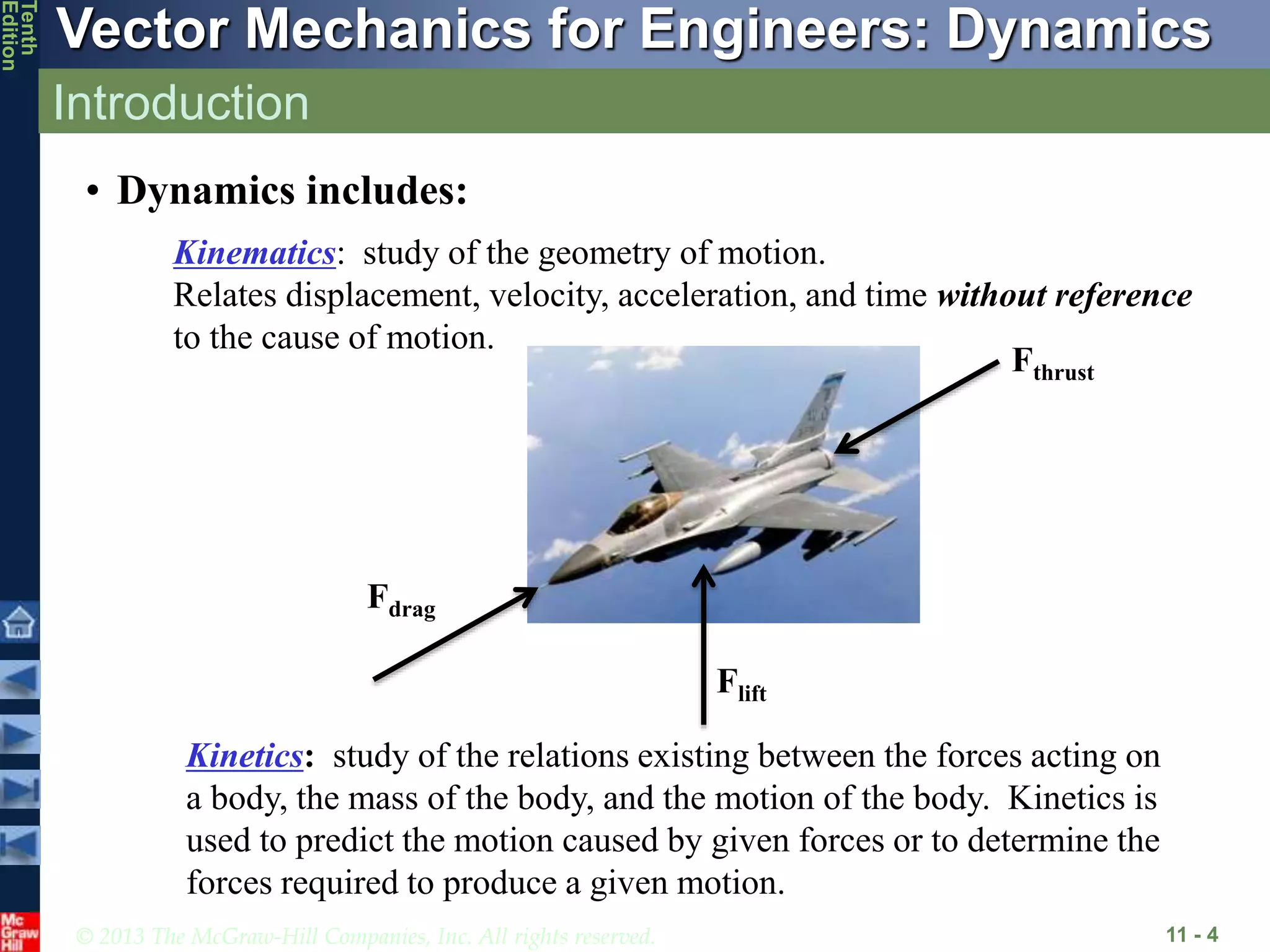Engineering Dynamics Motion dynamics11lecture.ppt
