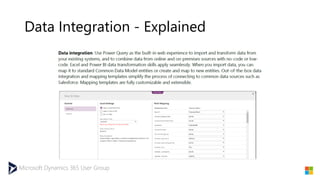 Microsoft Dynamics 365 User Group
Data Integration - Explained
 