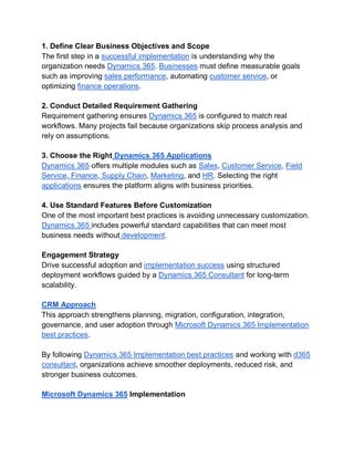 D365 Implementation Guide Dynamics 365 Implementation Best Practices Guide.pdf