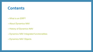 Microsoft Dynamics NAV | PPTX