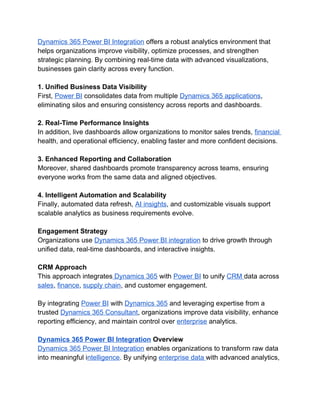 Comprehensive Guide to Dynamics 365 Power BI Integration for Real-Time ...