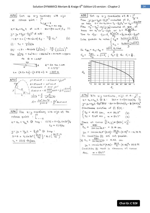 engineering mechanics dynamics 6th edition solution manual pdf Engineering mechanics dynamics 6th edition solutions manual meriam kr….