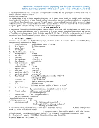 Dynamics analysis of structures subjected to earthquake load 53037 | PDF