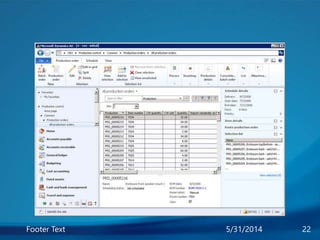 5/31/2014Footer Text 22
 