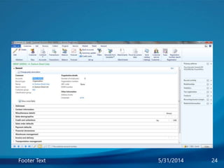 5/31/2014Footer Text 24
 