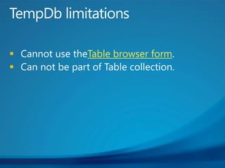  Table browser form

 