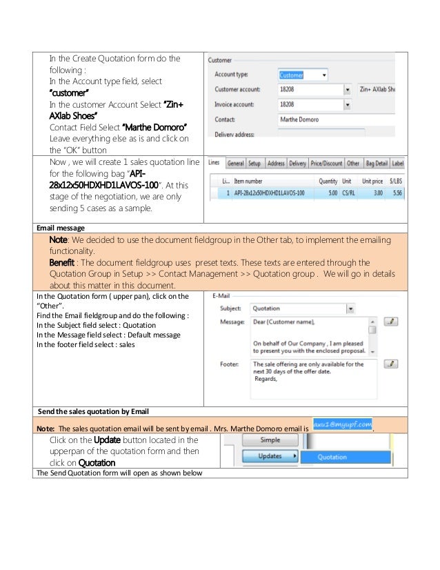 quotations forms