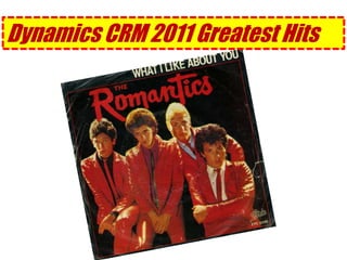 Dynamics CRM 2011 Greatest Hits
 
