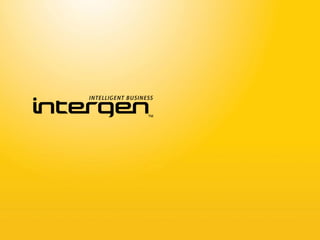 Intergen - Dynamics CRM Roadmap and Social Media