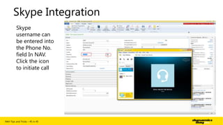 Dynamics Day 2013 Microsoft Dynamics NAV Tips and Tricks 45 in 45 | PPTX