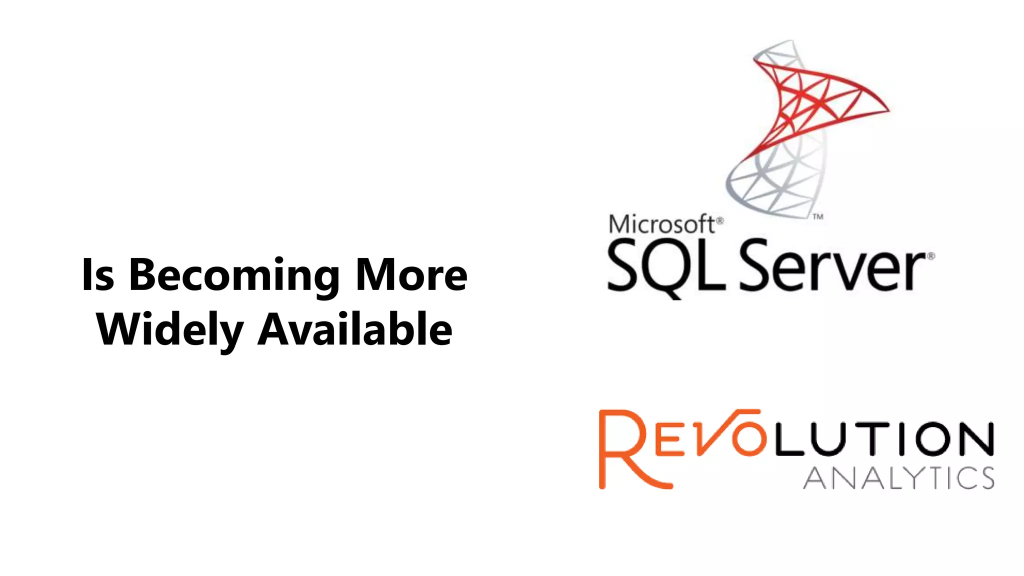 Is Becoming More
Widely Available
 