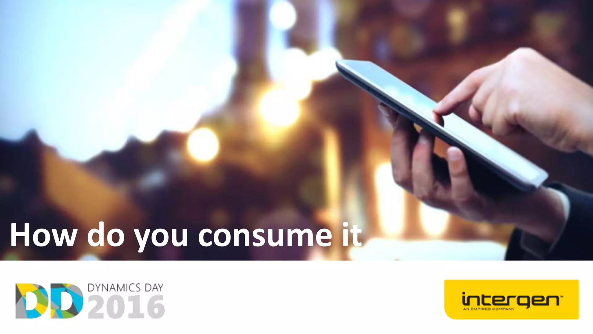 How do you consume it
 