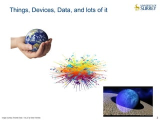 2
Things, Devices, Data, and lots of it
image courtesy: Smarter Data - I.03_C by Gwen Vanhee
 