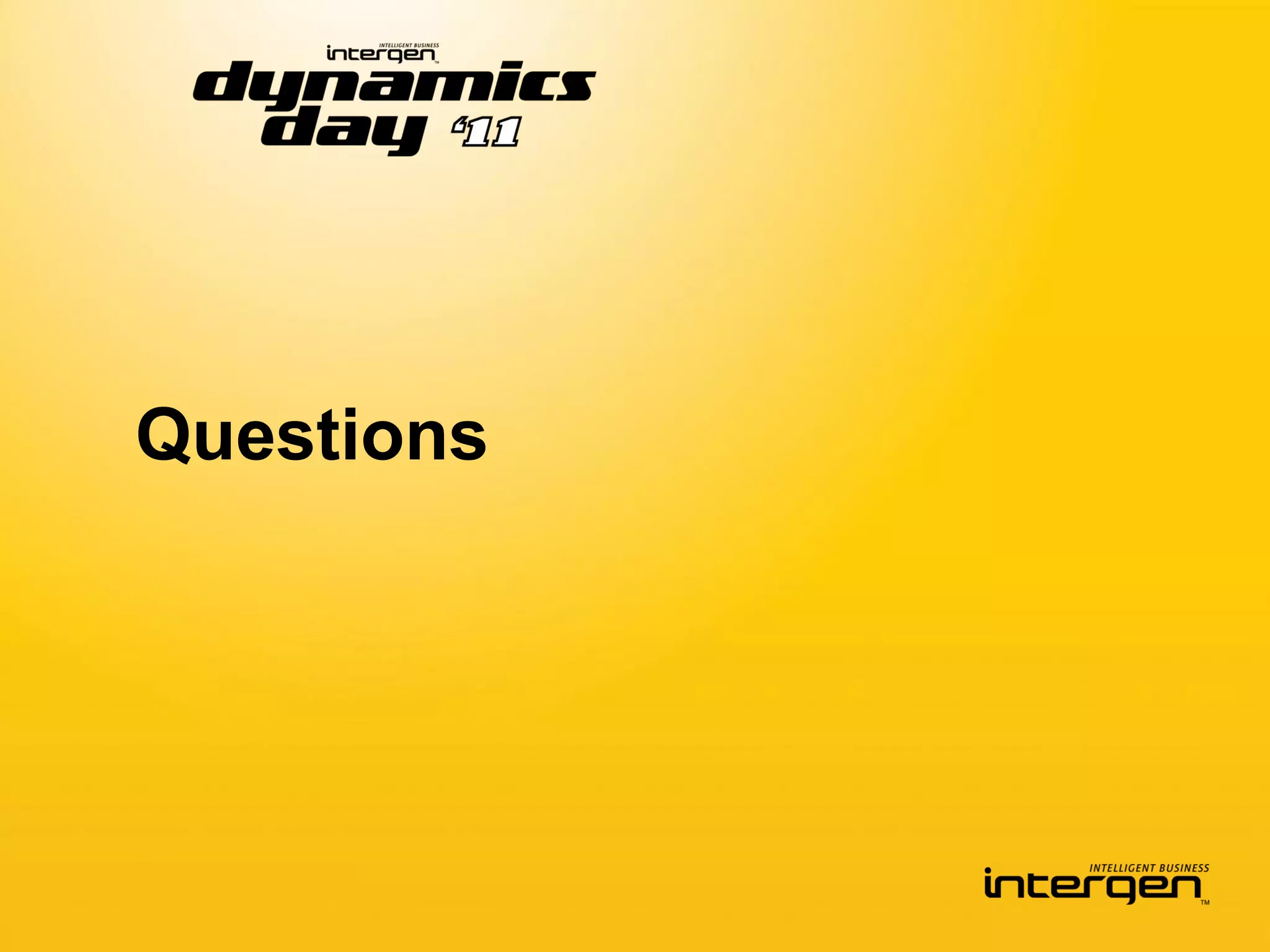 Do you have ideas for the DNE?
 