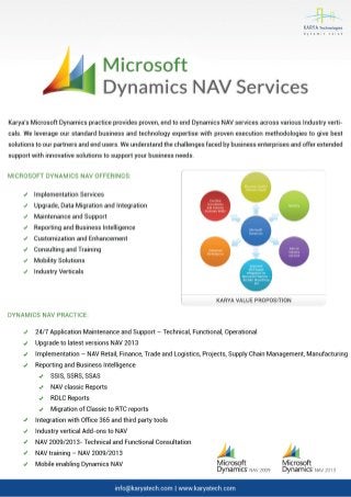 Microsoft Dynamics NAV Services