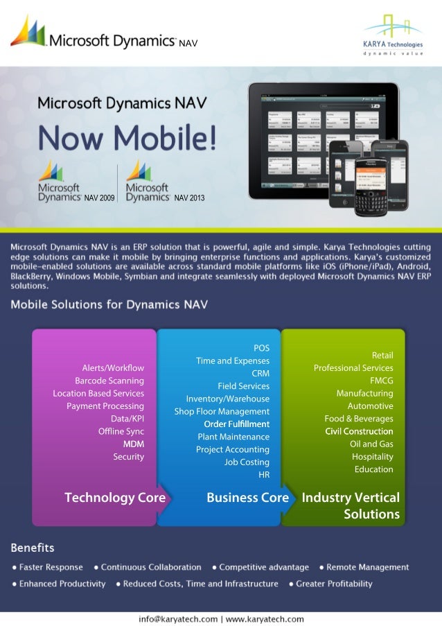 Dynamics Nav On Mobile