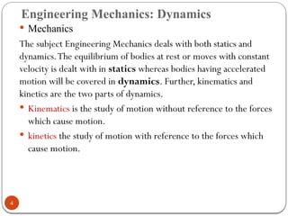 Comprehensive Engineering Mechanics II: Dynamics and Particle ...