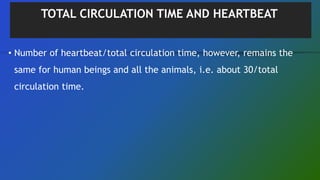 Dynamics of blood and lymph flow seminar 1pptx | PPTX