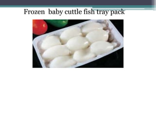 Frozen baby cuttle fish tray pack
 