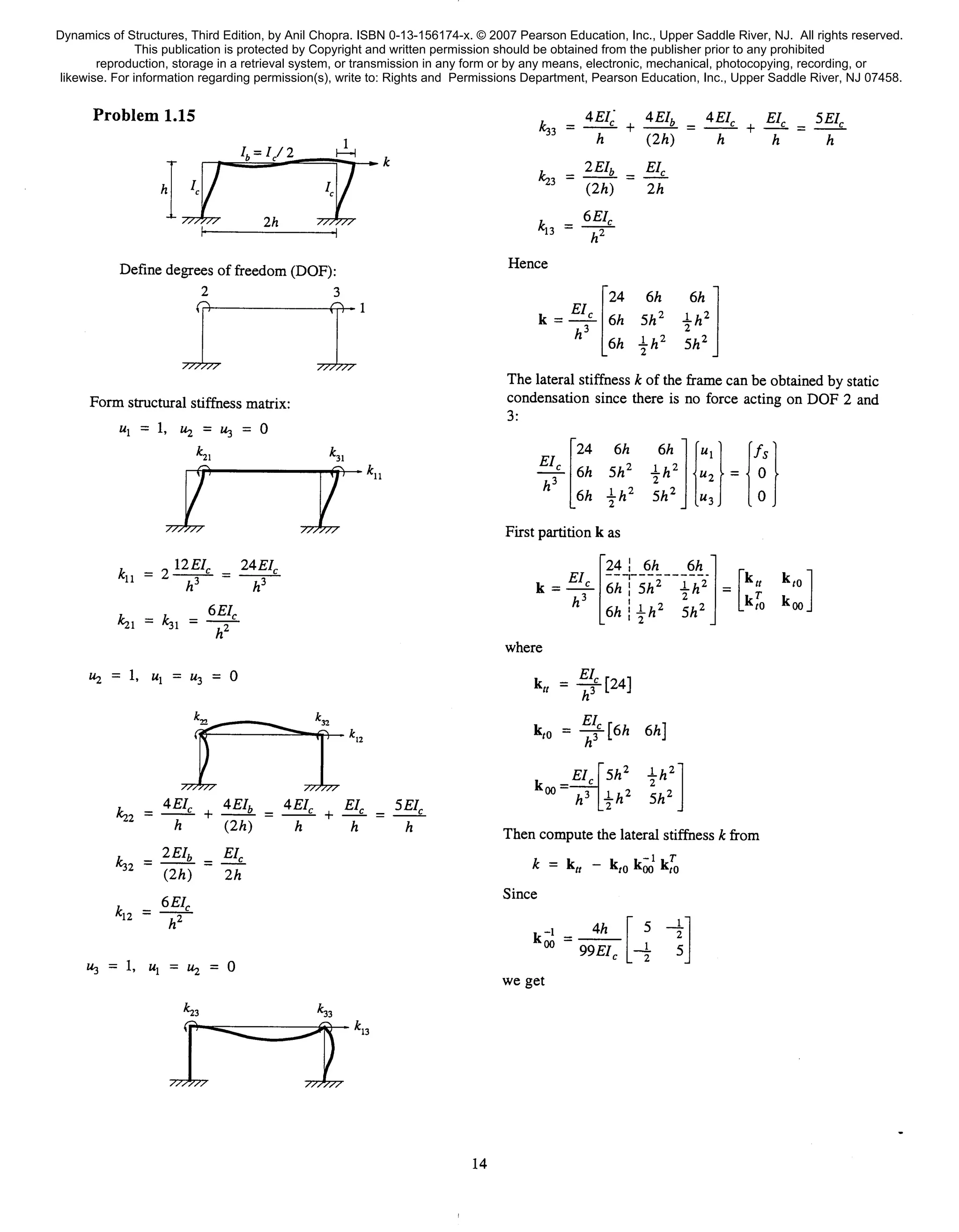 Dynamics of Structures - A K Chopra - Solutions Manual.pdf