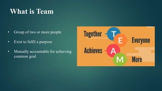 Dynamics of teamwork