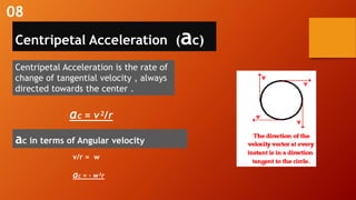 Dynamics of uniform circular motion | PPTX