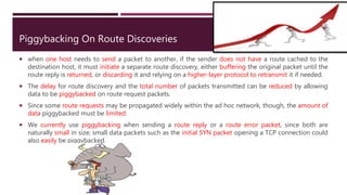 Dynamic source routing in ad hoc wireless networks | PPT