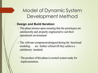 Dynamics ystems development method | PPT