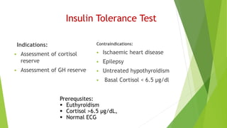 Dynamic testing in endocrinology | PPTX