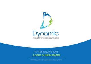 Cẩm nang thiết kế logo trung tâm ngoại ngữ Dynamic