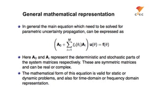 General mathematical representation
 