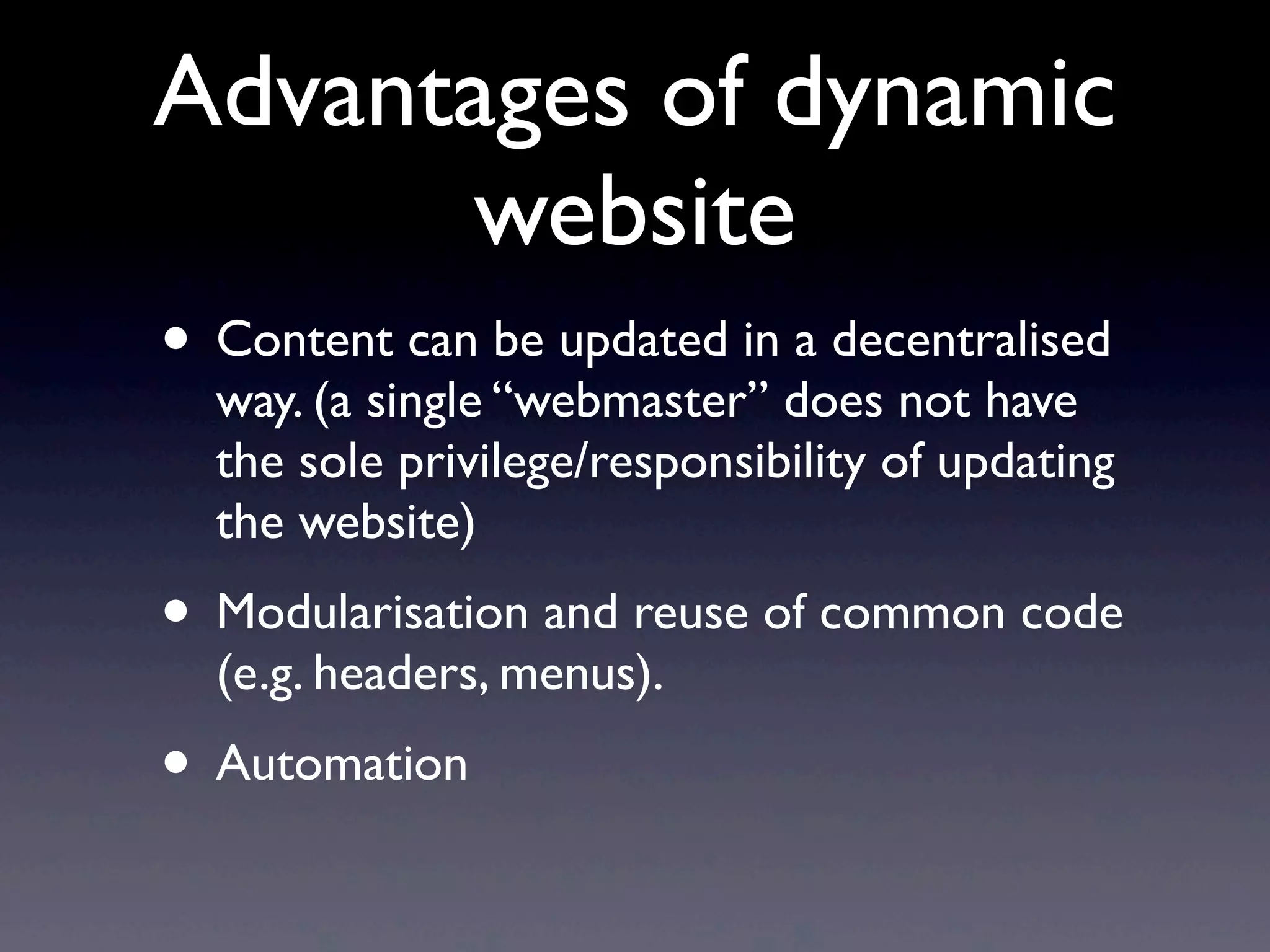 Dynamic Web | PDF