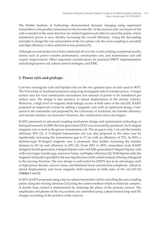 A Review of Dynamic Wireless Power Transfer for In-Motion Electric ...