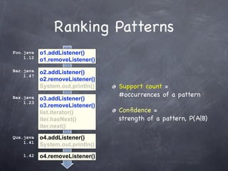 DynaMine: Finding Common Error Patterns by Mining Software Revision ...