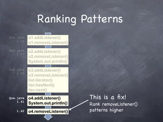 DynaMine: Finding Common Error Patterns by Mining Software Revision ...