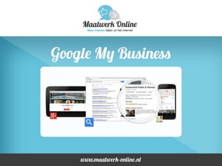 SEO & Facebook presentatie Dynamis Makelaars