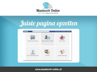 SEO & Facebook presentatie Dynamis Makelaars