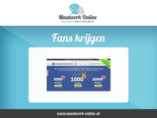 SEO & Facebook presentatie Dynamis Makelaars