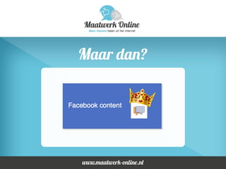 SEO & Facebook presentatie Dynamis Makelaars